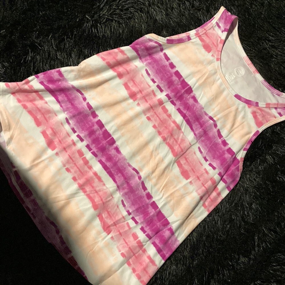 Great For summer, no sleeves , Pink purple